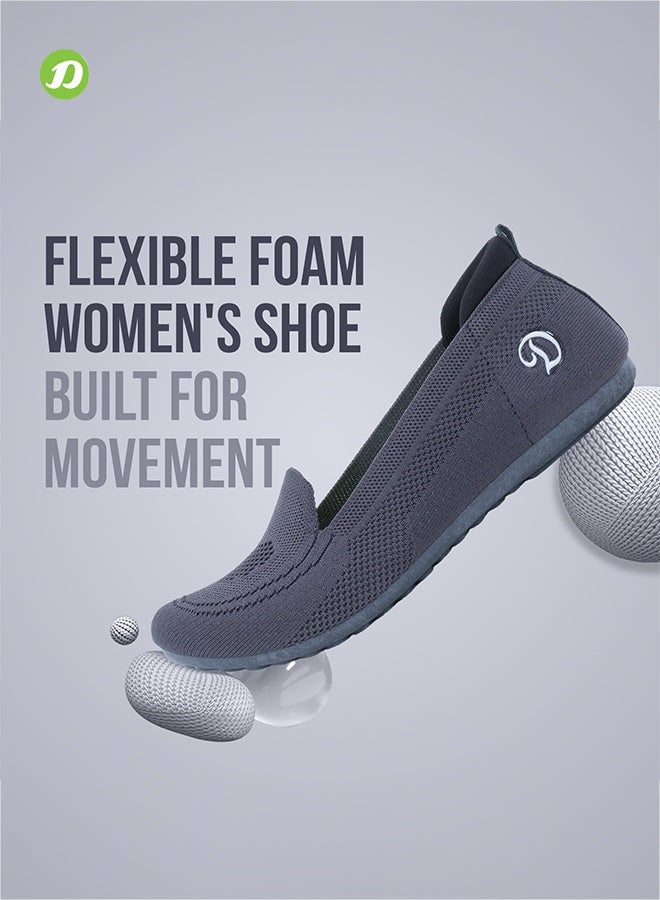 DOCTOR EXTRA SOFT حذاء دكتور إكسترا سوفت المرن المصنوع من إسفنج الذاكرة للنساء، مناسبDOCTOR EXTRA SOFT Flexible Memory Foam Women's Shoes for Walking Gym Training,Casual, Sports,Slip-On,Lightweight Lace up Athletics Slipon Running Sneaker for Ladies and Girls D-1003 للمشي والتدريب في الصالات الرياضية والاستخدام اليومي والرياضة، سهل الارتداء، خفيف الوزن، برباط، حذاء رياضي سهل الارتداء للجري للسيدات والفتيات D-1003 - Image 3